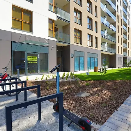 Apartmán Apartament Flamingo Zajezdnia Wrzeszcz By Renters Gdaňsk