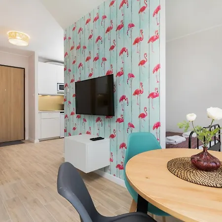 Apartmán Apartament Flamingo Zajezdnia Wrzeszcz By Renters Gdaňsk