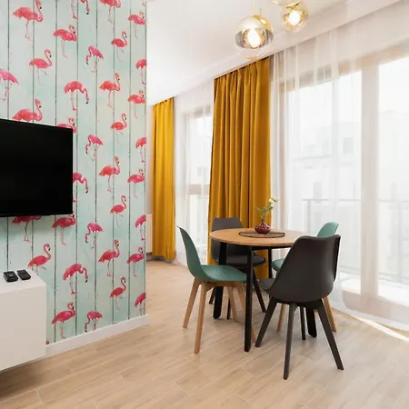 Apartament Flamingo Zajezdnia Wrzeszcz By Renters Apartmán